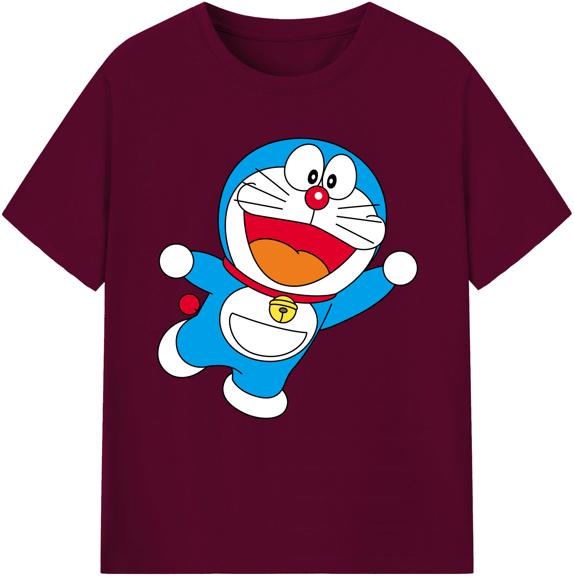 （画像用） ドラえもん Doraemon レディースカジュアルプリントTシャツ（綿100％）